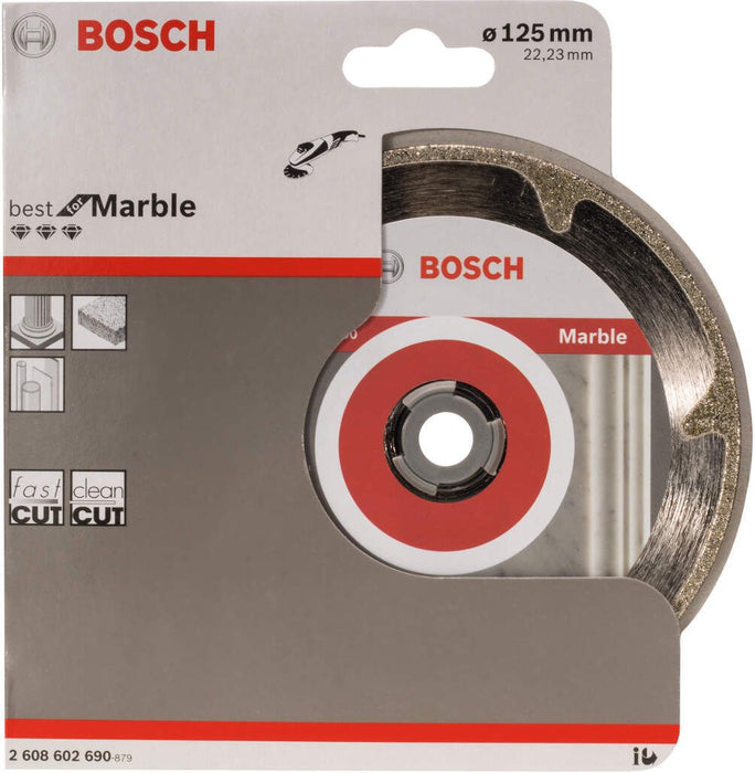 Bosch dijamantska rezna ploča Best for Marble 125 x 22,23 x 2,2 x 3 mm - 2608602690