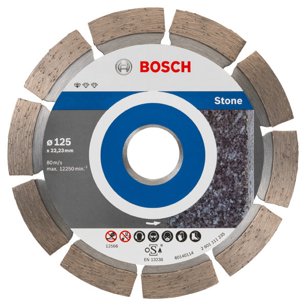 BOSCH Dijamantska rezna ploča Standard for Stone - Dij.rez.ploča StandardForStone 125-22,23 (2608603236)-SBT Alati Beograd