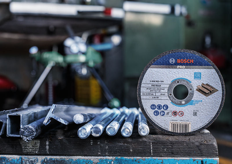 BOSCH PRO Metal lepljena rezna ploča, 115×3×22,23 mm - Br.disk,ExpForMetal115x3x22.23mm,ravna (2608603395)-SBT Alati Beograd