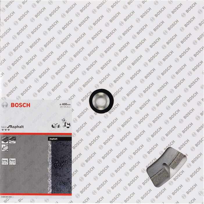 Bosch dijamantska rezna ploča Best for Asphalt 400 x 20/25,40 x 3,2 x 12 mm - 2608603642