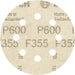 BOSCH PRO F355 brusni disk, 115 mm, G600, 5 kom. - 5-delni set brusnih listova115 mm, P600 (2608605113)-SBT Alati Beograd