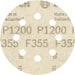 BOSCH PRO F355 brusni disk, 115 mm, G1200, 5 kom. - 5-delni set brusnih listova115 mm, P1200 (2608605114)-SBT Alati Beograd