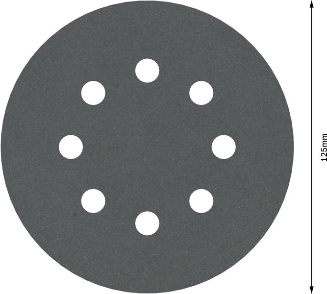 BOSCH PRO F355 brusni disk, 125 mm, G400, 5 kom. - 5-delni set brusnih listova125 mm, P400 (2608605121)-SBT Alati Beograd