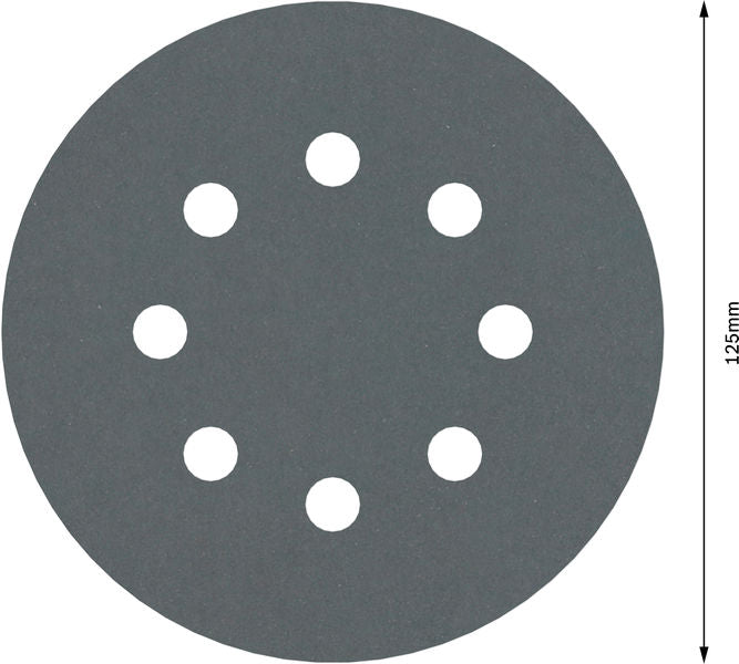 BOSCH PRO F355 brusni disk, 125 mm, G600, 5 kom. - 5-delni set brusnih listova125 mm, P600 (2608605122)-SBT Alati Beograd