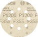 BOSCH PRO F355 brusni disk, 125 mm, G1200, 5 kom. - Brusni list Scheibe 8 Loch (SB 5 (2608605123)-SBT Alati Beograd