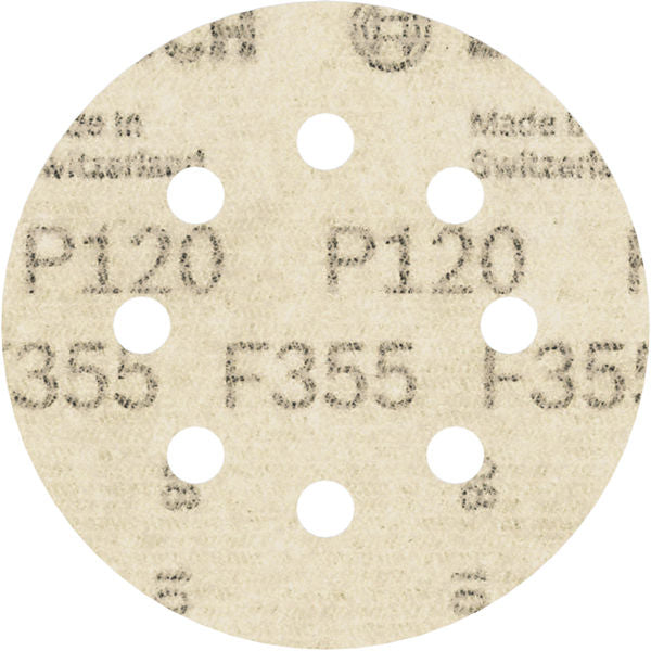 BOSCH PRO F355 brusni disk, 115 mm, G120, 5 kom. - 5-delni set brusnih listova115 mm, P120 (2608605559)-SBT Alati Beograd