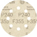 BOSCH PRO F355 brusni disk, 115 mm, G240, 5 kom. - 5-delni set brusnih listova115 mm, P240 (2608605561)-SBT Alati Beograd