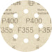 BOSCH PRO F355 brusni disk, 115 mm, G400, 5 kom. - 5-delni set brusnih listova115 mm, P400 (2608605562)-SBT Alati Beograd