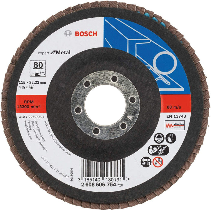 Bosch lamelni brusni disk X551, Expert for Metal Prečnik 115 mm