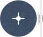 BOSCH PRO R574 fiber disk, 180 mm, G36 - Fiber diskovi za ugaone brusilice 180 mm (2608607256)-SBT Alati Beograd