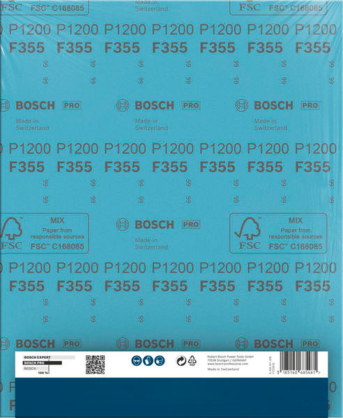 BOSCH PRO C355 brusna rolna, 230×280 mm, 1200 - PapirBListVodootpor,C355,230x280mm,G1200 (2608608H69)-SBT Alati Beograd