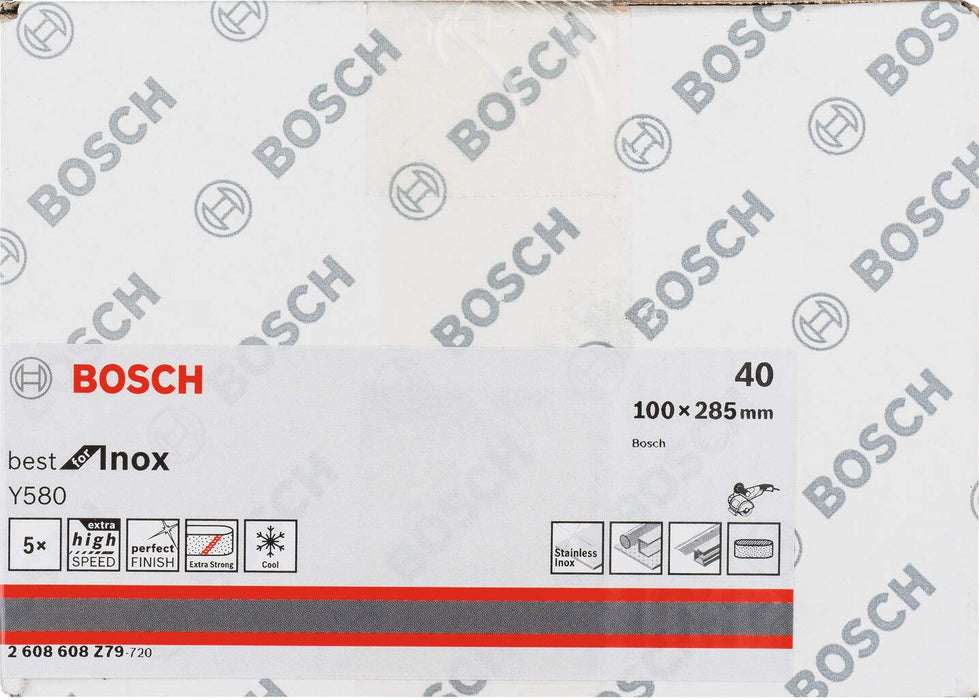 Bosch brusna čaura Y580 100x285x90mm granulacija 40 - pakovanje od 5 komada (2608608Z79)