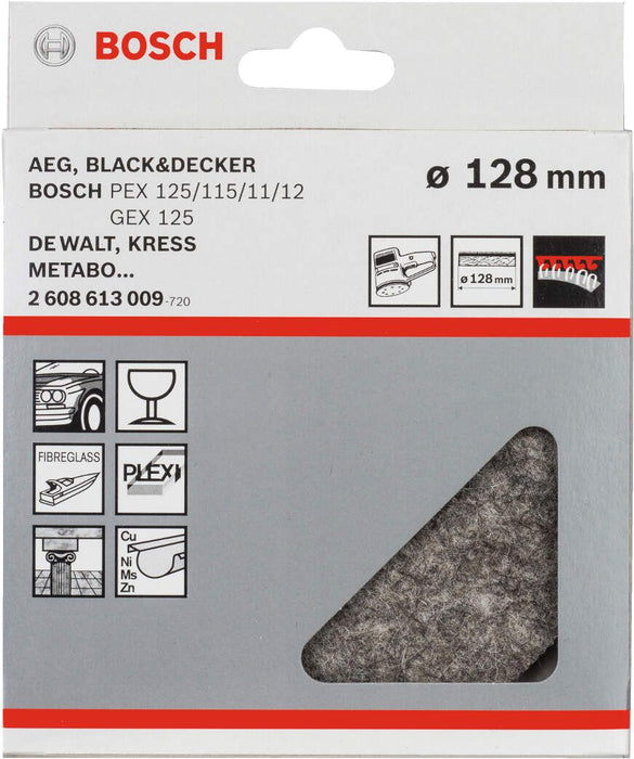 Bosch filc za poliranje meko, 128 mm - 2608613009