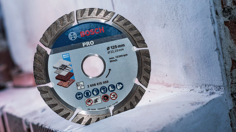 BOSCH PRO Multi Material dijamantska rezna ploča, 125×22,23 mm, 10 kom. -   (2608615060)