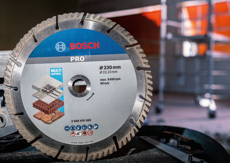 BOSCH PRO Multi Material dijamantska rezna ploča, 180×22,23 mm, 10 kom. -   (2608615064)