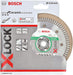 Bosch X-LOCK Best for Ceramic Extraclean Turbo dijamantska rezna ploča 115x22,23x1,4x7 - 2608615131