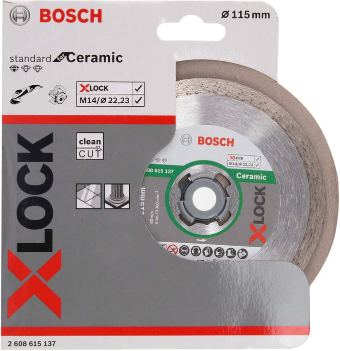 Bosch X-LOCK Standard for Ceramic dijamantska rezna ploča 115x22,23x1,6x7 - 2608615137