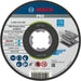 BOSCH PRO Stainless Steel and Metal lepljena rezna ploča, 115×1,6×22,23 mm, X-Lock, ravna - (2608619362)-SBT Alati Beograd
