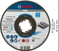 BOSCH PRO Metal lepljena rezna ploča, 115×2,5×22,23 mm, X-Lock, ravna - X-LOCK rez ploča rav 115x2,5 mm SfMetal (2608619780)-SBT Alati Beograd