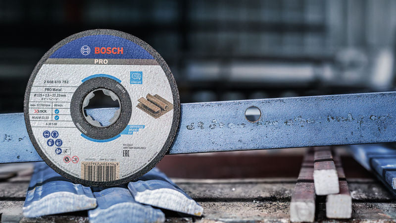 BOSCH PRO Metal lepljena rezna ploča, 115×2,5×22,23 mm, X-Lock, sa uvučenim centrom - X-LOCK rez ploča izv 115x2,5 mm SfMetal (2608619781)-SBT Alati Beograd