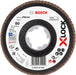 BOSCH X-LOCK lamelna brusna ploča X551, Expert for Metal - X-LOCK flap disk X551 P80 125 mm ugaoni (2608619805)-SBT Alati Beograd