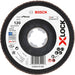 BOSCH X-LOCK lamelna brusna ploča X551, Expert for Metal - X-LOCK flap disk X551 P120 125 mm ugaoni (2608619806)-SBT Alati Beograd
