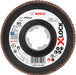 BOSCH X-LOCK lamelna brusna ploča X551, Expert for Metal - X-LOCK flap disk X551 P80 115 mm ugaoni (2608619809)-SBT Alati Beograd