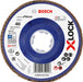 BOSCH X-LOCK lamelna brusna ploča X551, Expert for Metal - X-LOCK flap disk X551 P40 125 mm ravni (2608619815)-SBT Alati Beograd