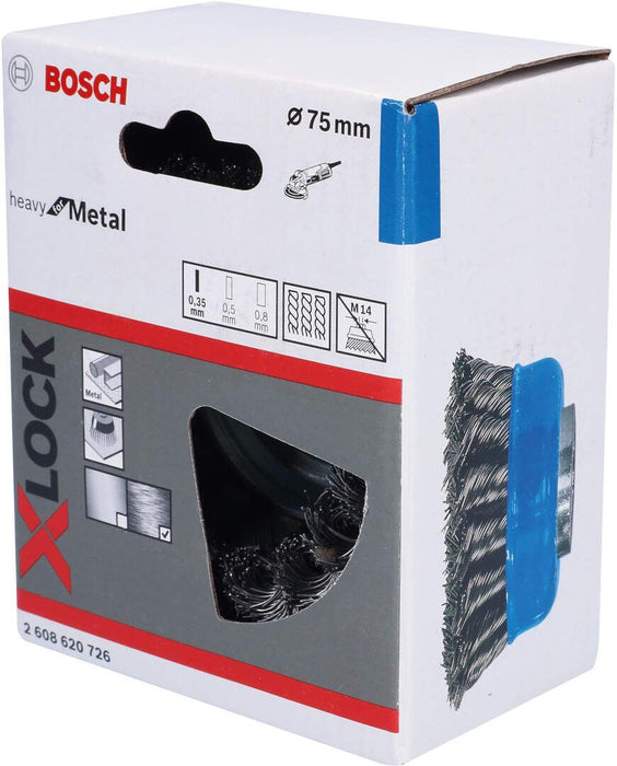 Bosch X-LOCK lončasta četka 75 čelik - 2608620726