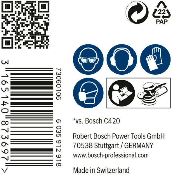 BOSCH EXPERT M480 brusna mreža za vibracione brusilice od 115 x 230 mm, G 240 - (2608621276)-SBT Alati Beograd