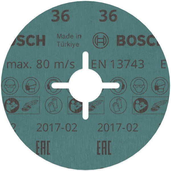 BOSCH PRO R780 fiber disk, 115 mm, G36 - (2608621604)-SBT Alati Beograd