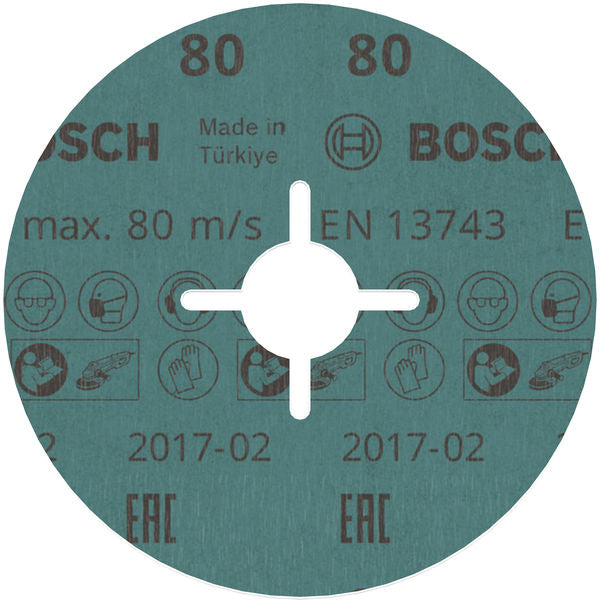 BOSCH PRO R780 fiber disk, 115 mm, G80 - (2608621607)-SBT Alati Beograd