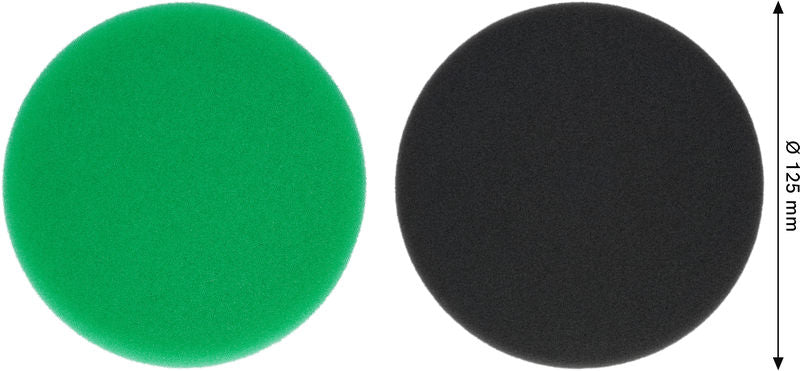 BOSCH Set sunđera za poliranje, 125 mm, 2 dela - Sundjer za poliranje 125mm, Set, 2x (2608623367)-SBT Alati Beograd