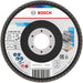 BOSCH X451 lamelna brusna ploča, 115×22,23 mm, G60, T29, 15 delova - Lepezasta brusna ploča X451 115mm T29 G6 (2608626124)-SBT Alati Beograd