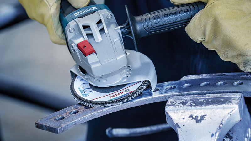 BOSCH X451 lamelna brusna ploča, 115×22,23 mm, G40, T27, 60 delova - Lepezasta brusna ploča X451 115mm T27 G4 (2608626129)-SBT Alati Beograd