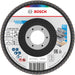 BOSCH X451 lamelna brusna ploča, 115×22,23 mm, G80, T27, 15 delova - Lepezasta brusna ploča X451 115mm T27 G8 (2608626134)-SBT Alati Beograd
