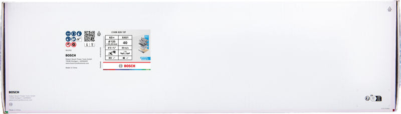 BOSCH X451 lamelna brusna ploča, 125×22,23 mm, G40, T29, 60 delova - Lepezasta brusna ploča X451 125mm T29 G4 (2608626137)-SBT Alati Beograd