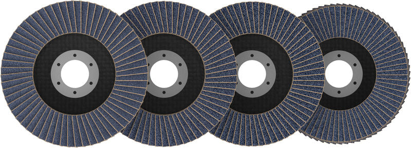 BOSCH X451 lamelna brusna ploča, 115×22,23 mm, G40; 60; 80; 120, T27, 60 delova - Lepezasta brusna ploča X451 115mmT27MixG (2608626163)-SBT Alati Beograd