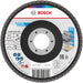BOSCH X451 lamelna brusna ploča, 115×22,23 mm, G40, T27, 15 delova - Lepezasta brusna ploča X451 115mmT27G40O (2608626171)-SBT Alati Beograd