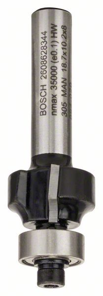 Bosch Glodala za zaobljavanje 8 mm, R1 3 mm, L 10,5 mm, G 53 mm