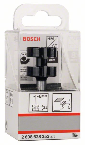 Bosch glodalo za pera 8 mm, D1 25 mm, L 5 mm, G 58 mm - 2608628353