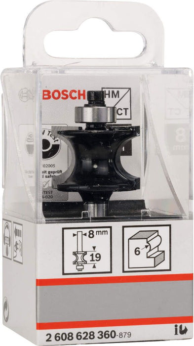 Bosch glodalo polovičnog štapa 8 mm, R1 6 mm, L 19 mm, G 63 mm - 2608628360