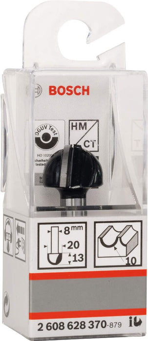 Bosch glodalo za poluokrugle kanale 8 mm, R1 10 mm, D 20 mm, L 12,4 mm, G 46 mm - 2608628370