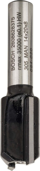 Bosch glodala za kanale 8 mm, D1 14 mm, L 20 mm, G 51 mm - 2608628375