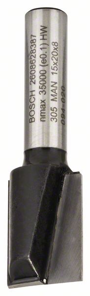Bosch Glodala za kanale 8 mm, D1 15 mm, L 20 mm, G 51 mm