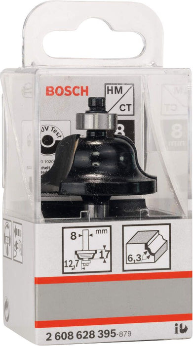 Bosch profilno glodalo B 8 mm, R1 6,3 mm, B 12,7 mm, L 17 mm, G 61 mm - 2608628395