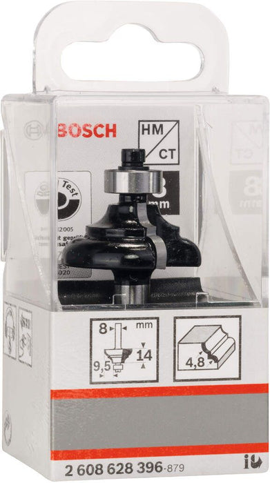 Bosch profilno glodalo C 8 mm, R1 4,8 mm, B 9,5 mm, L 14 mm, G 57 mm - 2608628396