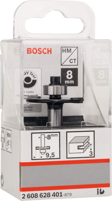 Bosch pločasta glodala za žlebove 8 mm, D1 32 mm, L 3 mm, G 51 mm - 2608628401
