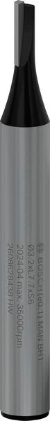 BOSCH PRO ravno glodalo, jedan žleb, Ø 3,2×L 7,7, prihvat 6 mm - Glodalo za žljebove 6x3,2x51 (2608628438)-SBT Alati Beograd
