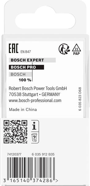 BOSCH PRO glodalo za kanale, R 6,4, prihvat 6 mm - Glod.za poluok.kan+vođica 6x25,4x54 (2608628455)-SBT Alati Beograd